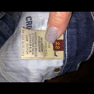 7 For all mankind crop jeans